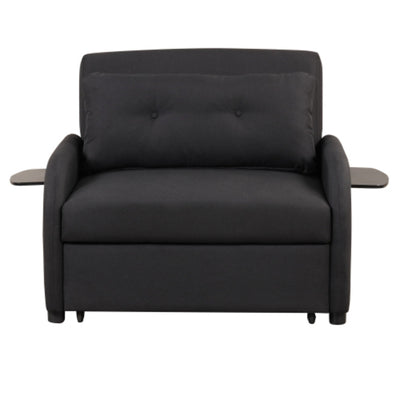 3-in-1 Pull-Out Sofa Sleeper with Collapsible Wing Table & USB Ports by Harper&Bright Designs