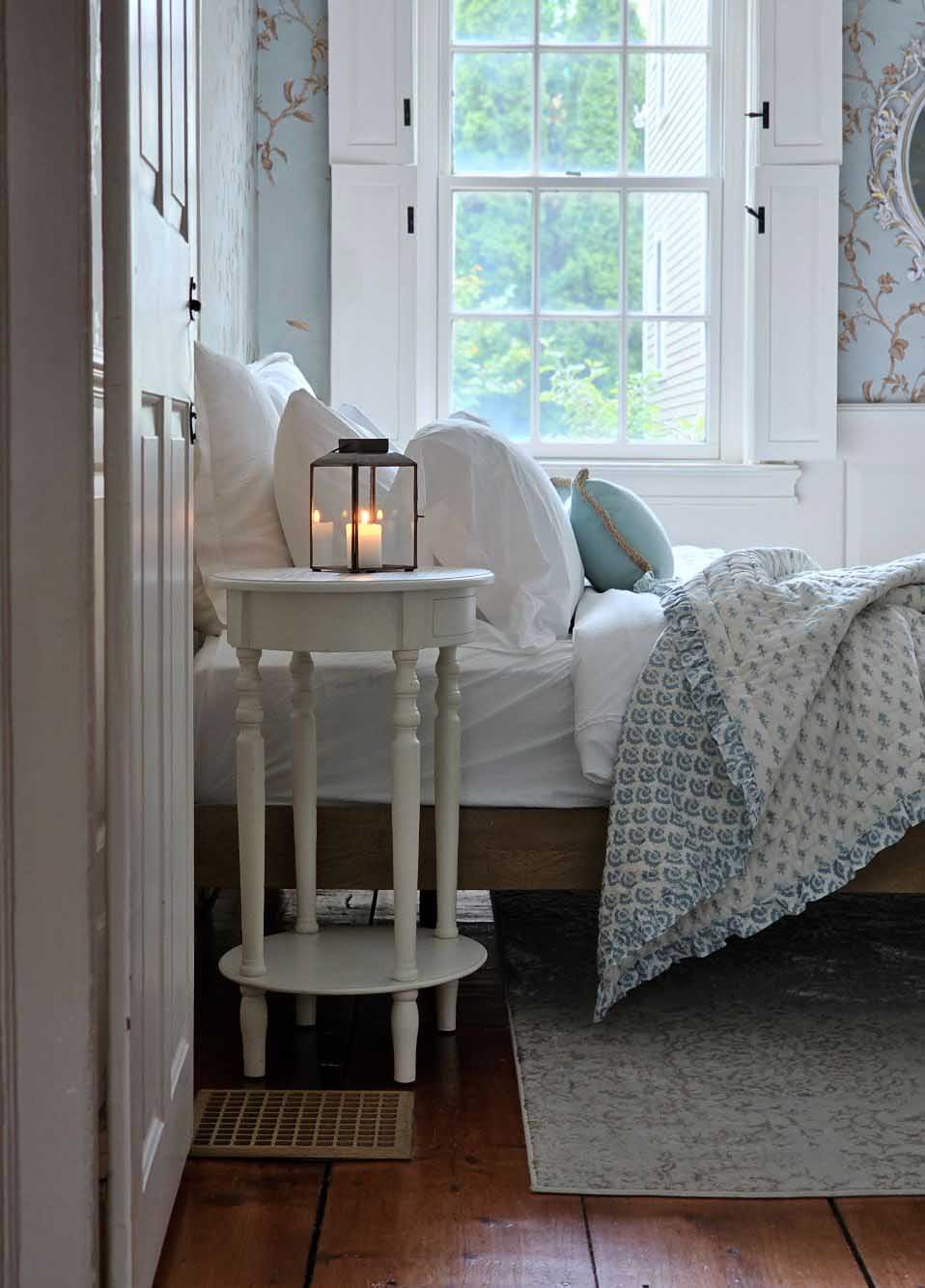 Block Print and Ruffles Double-Sided Throw Blanket