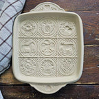 Stoneware Shortbread Pan