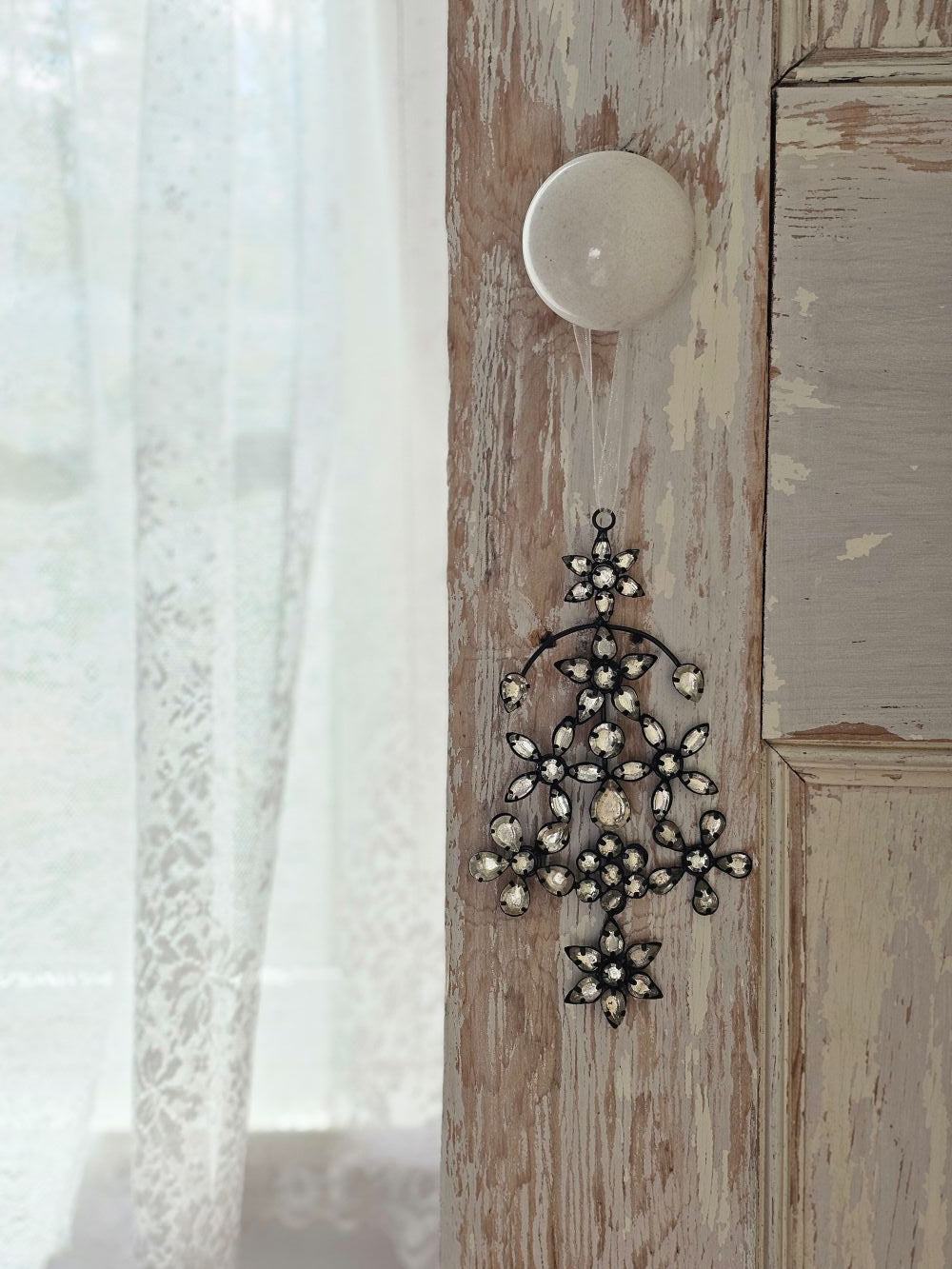 Antique Bronze Gem Ornament