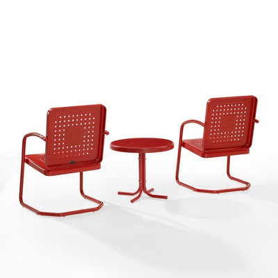 Crosley Bates 3Pc Outdoor Chair Set - 84 W x 22 D x 35 H