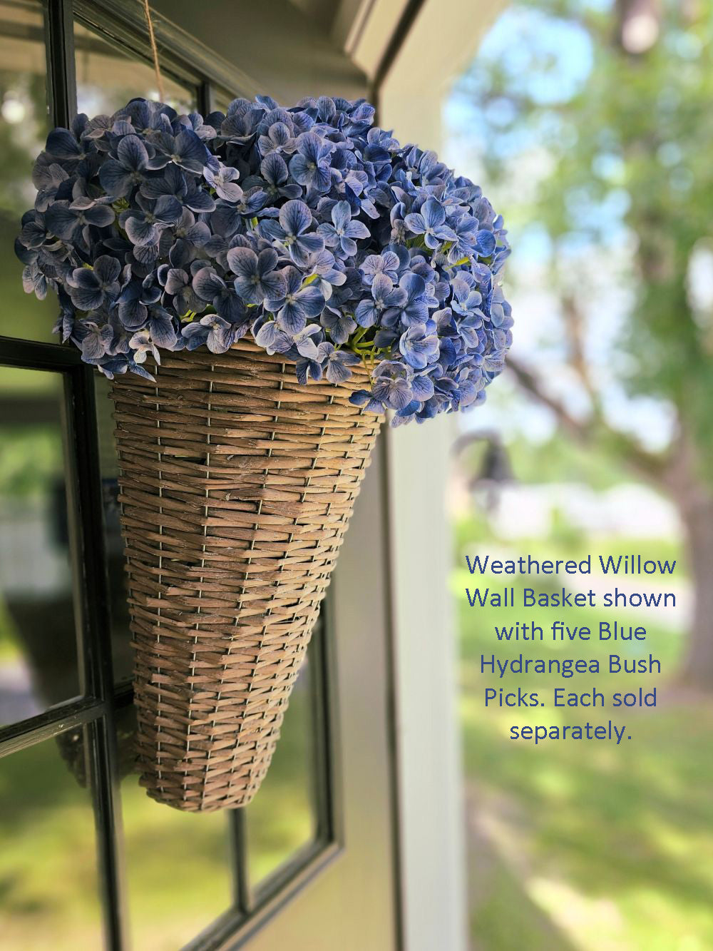 Weathered Willow Wall Basket