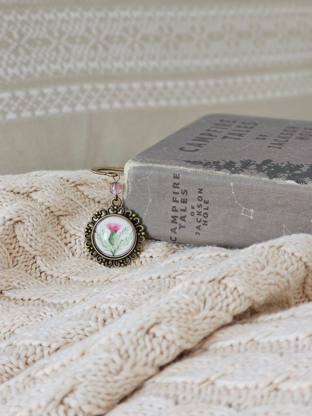 Scottish Thistle Book Hook