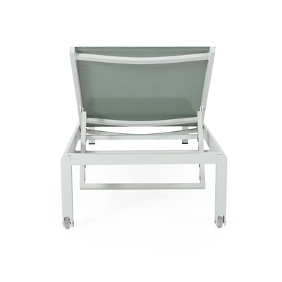 Cape Coral Outdoor Aluminum Chaise Lounge (Set of 2) by Christopher Knight Home - 77.56 D x 25.20 W x 11.80 H