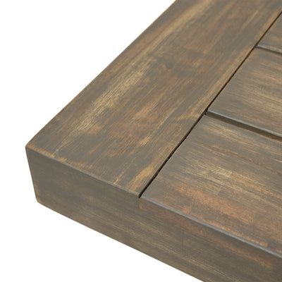 Carlisle Acacia Wood Outdoor Bench by Christopher Knight Home