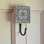 Carved Wood Print Block Hook