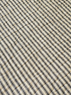 Charcoal Ticking Stripe Quilt