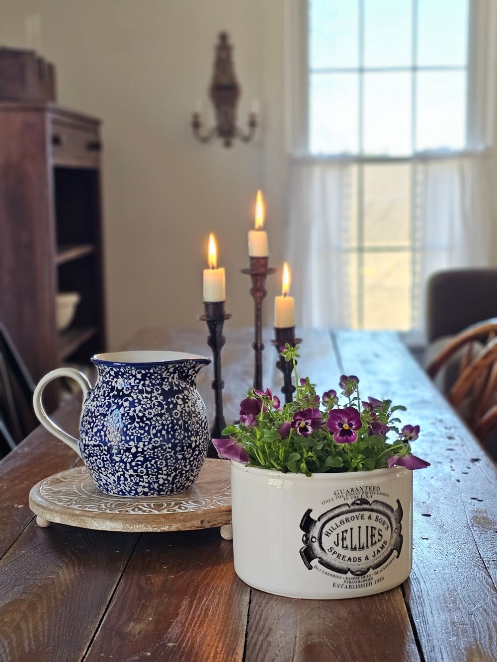 Cordelia Blue Pitcher