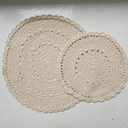 Crochet Doily Set of Two