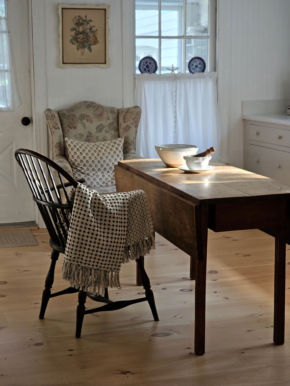 Cross Stitched Reversible Throw Blanket