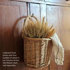 Country Wicker Mail Wall Basket