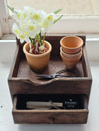 Wood Counter Cabinet with Drawer