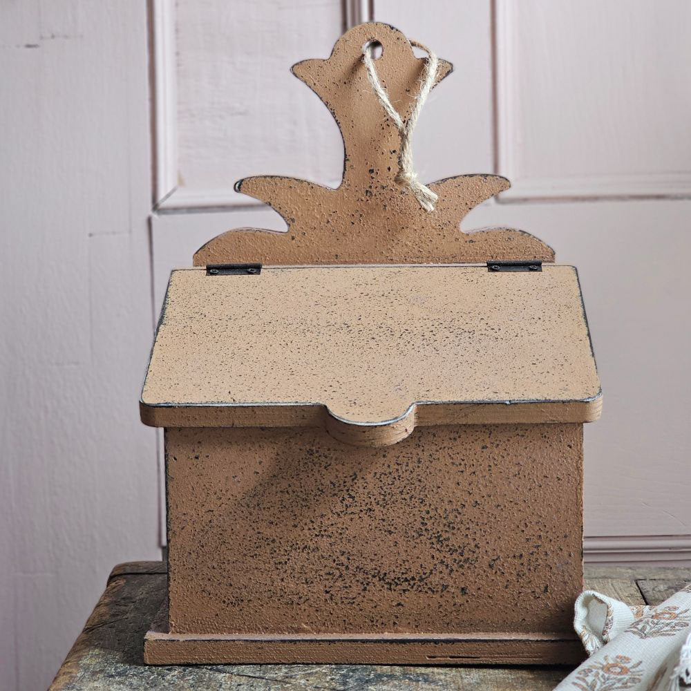 Distressed Primitive Recipe Box