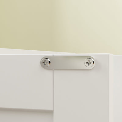 Double Pet Privacy Washroom Cat Litter Box Concealment Furniture