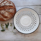 Enamel Bread Serving Bowl