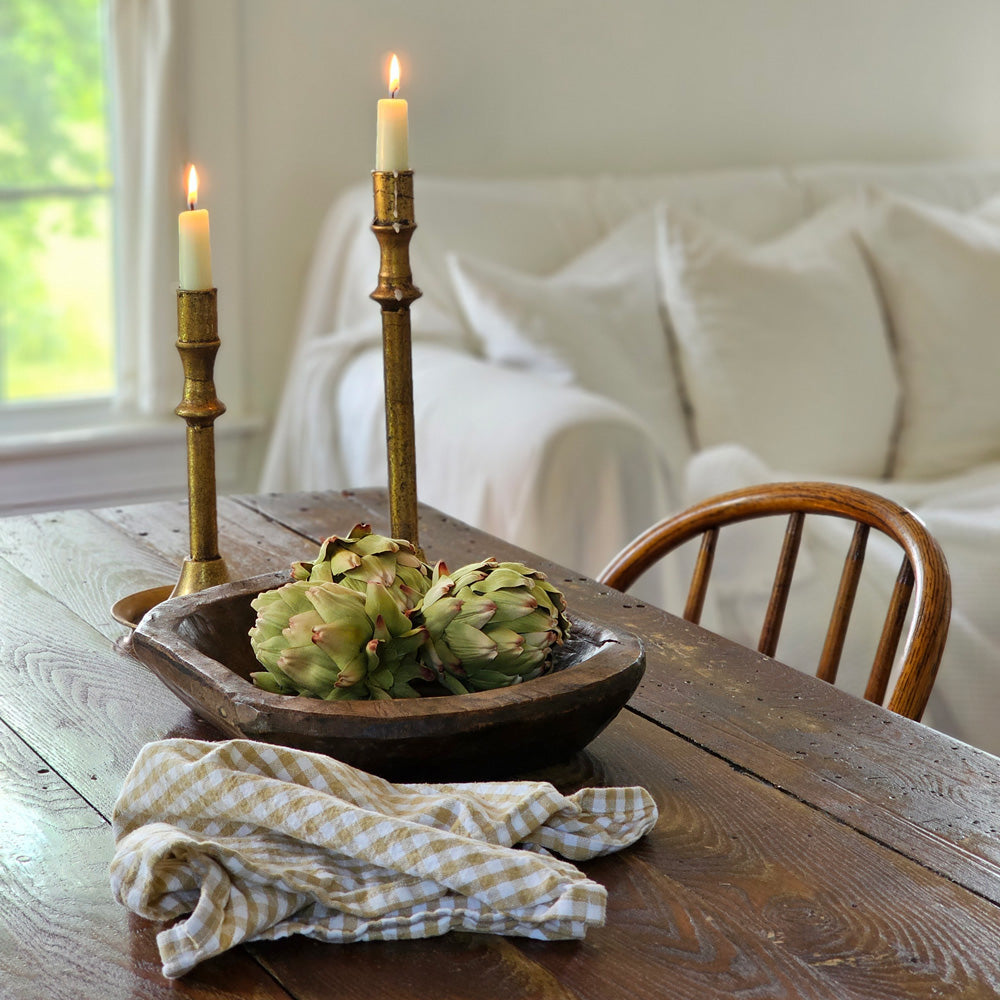 Primitive Wood Dough Bowl