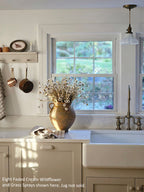 Faded Cream Wildflower and Grass Spray