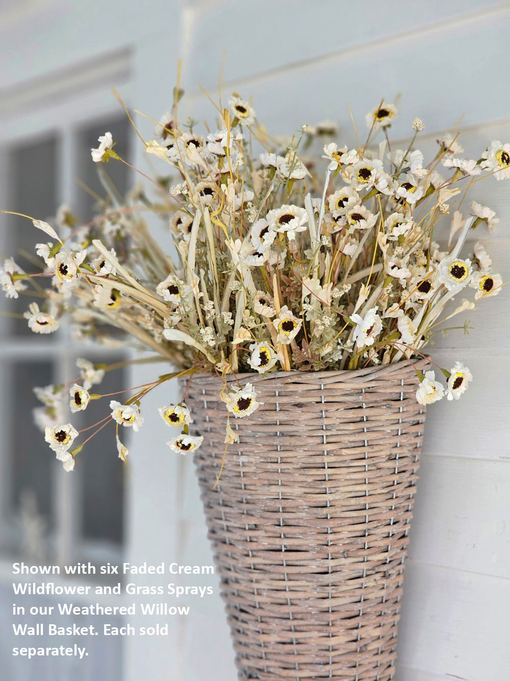 Weathered Willow Wall Basket