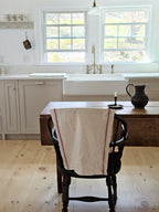 French Bistro Red Stripe Kitchen Towel