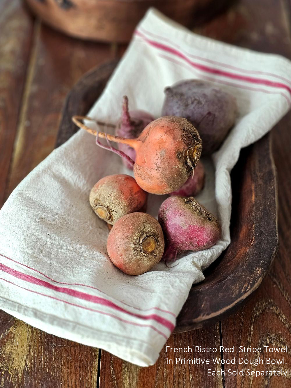 Primitive Wood Dough Bowl