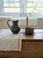 French Bistro Red Stripe Kitchen Towel