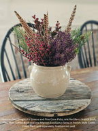 French Style Stoneware Confit Crock