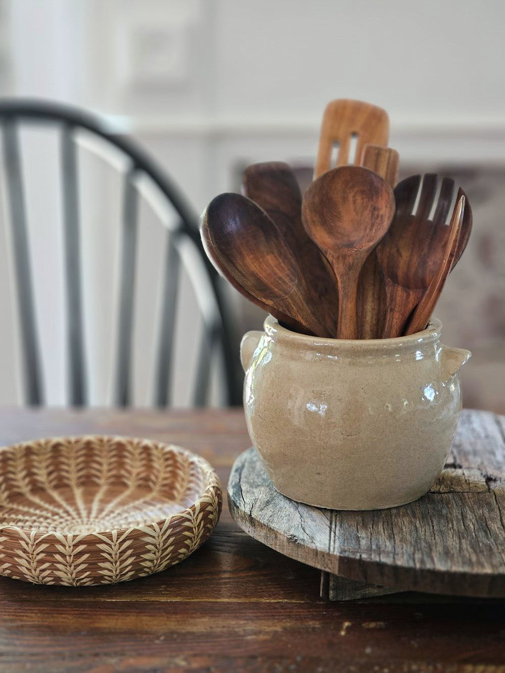 French Style Stoneware Confit Crock