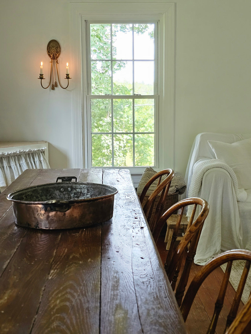 Gold Double Taper Candle Wall Sconce