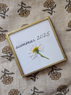 Gold and Glass Easel Picture Frame Place Card Holder Set