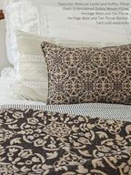 Heritage Black and Tan Pillow