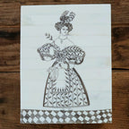 Lady in Waiting Scrimshaw Keepsake Box