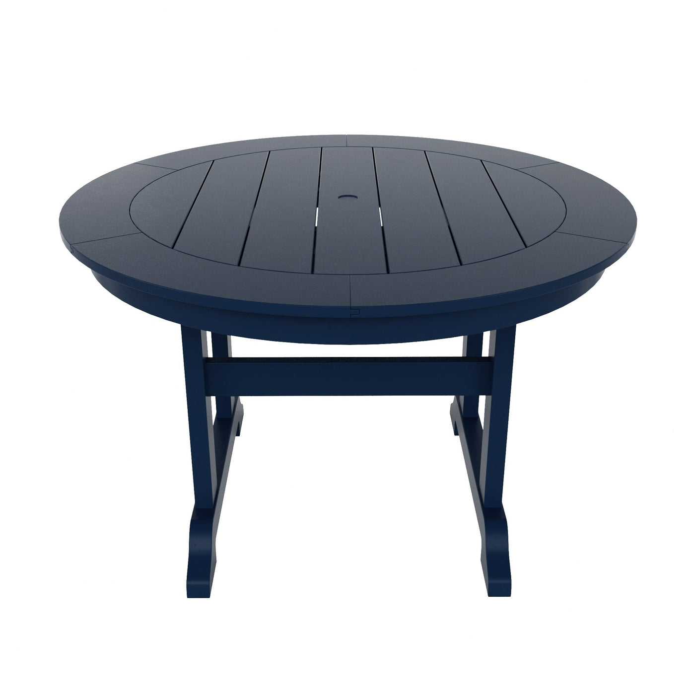 Polytrends Laguna Hdpe All Weather Outdoor Patio Dining Set with Round Table, Armchairs (5-Piece Set)