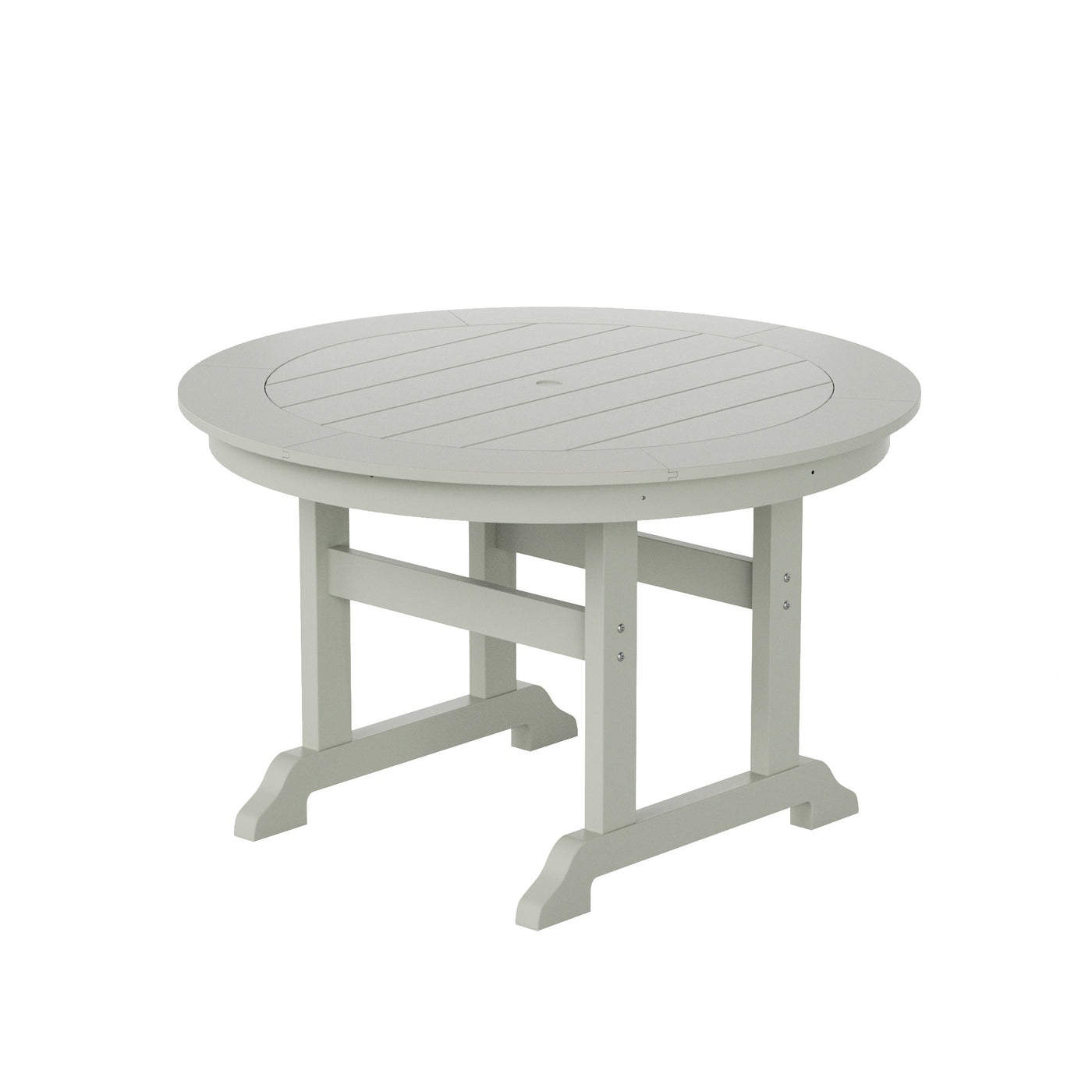 Polytrends Laguna Hdpe All Weather Outdoor Patio Dining Set with Round Table, Armchairs (5-Piece Set)