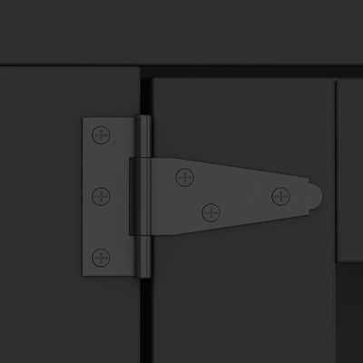 Large Corner Dog Crate Furniture for 2 Dogs, L Shape Dog Crate Cage - 58.7X41.1