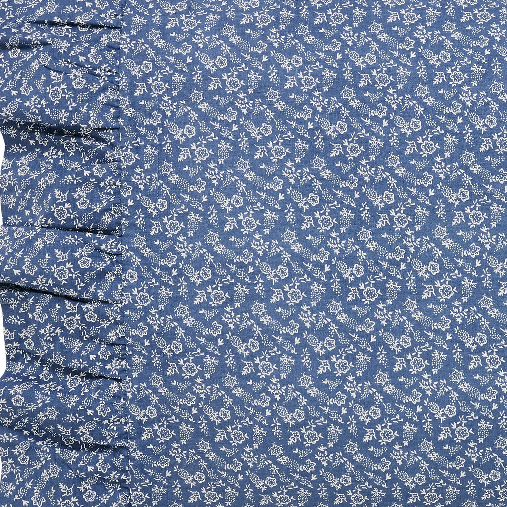 Laura Blue Floral Pillowcase, Set of Two