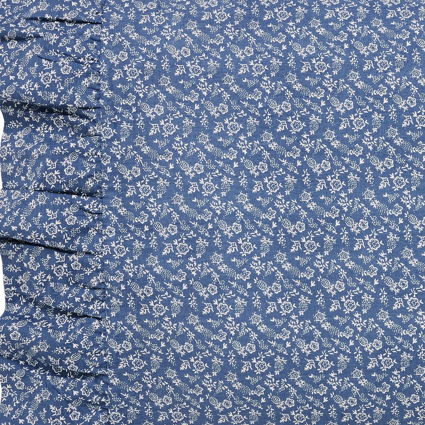 Laura Blue Floral Pillowcase, Set of Two