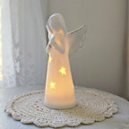Lighted Ceramic Angel