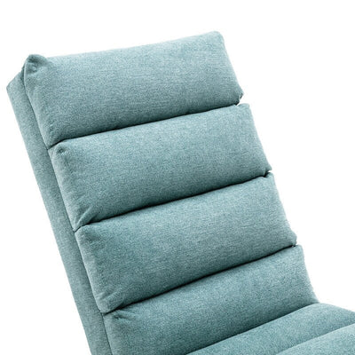 Linen Massage recliner Interior with remote control, ergonomic electric massage recliner, 5 modes