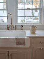 Linen and Crochet Lace Tea Towel Set