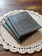 Antique Little Leather Books, Set of Three