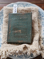 Antique Little Leather Books, Set of Three