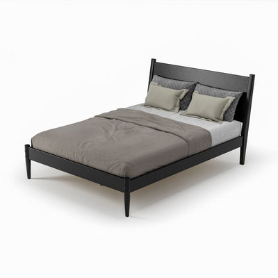 Mid-Century Panel Bed