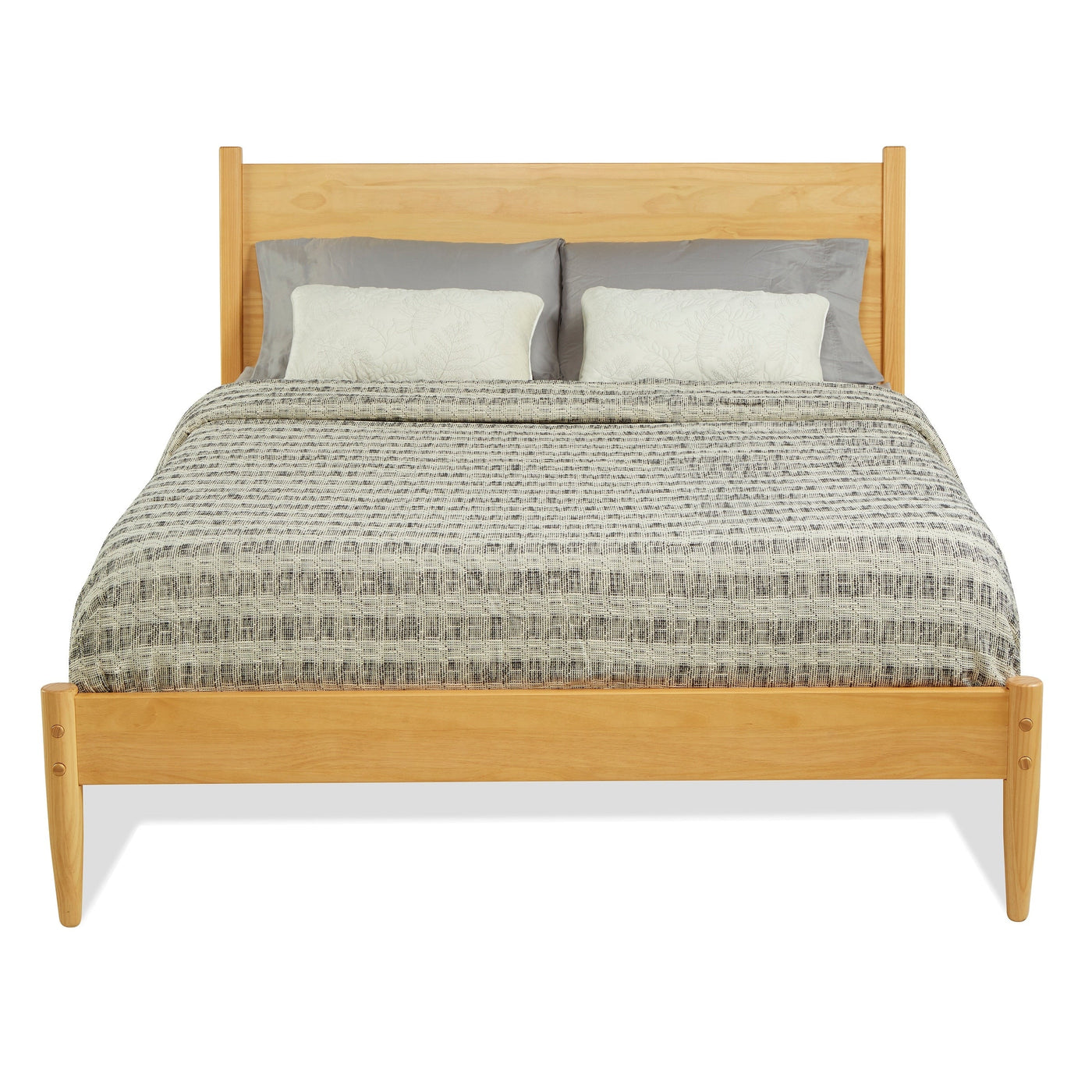 Mid-Century Panel Bed