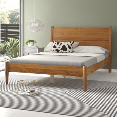 Mid-Century Panel Bed