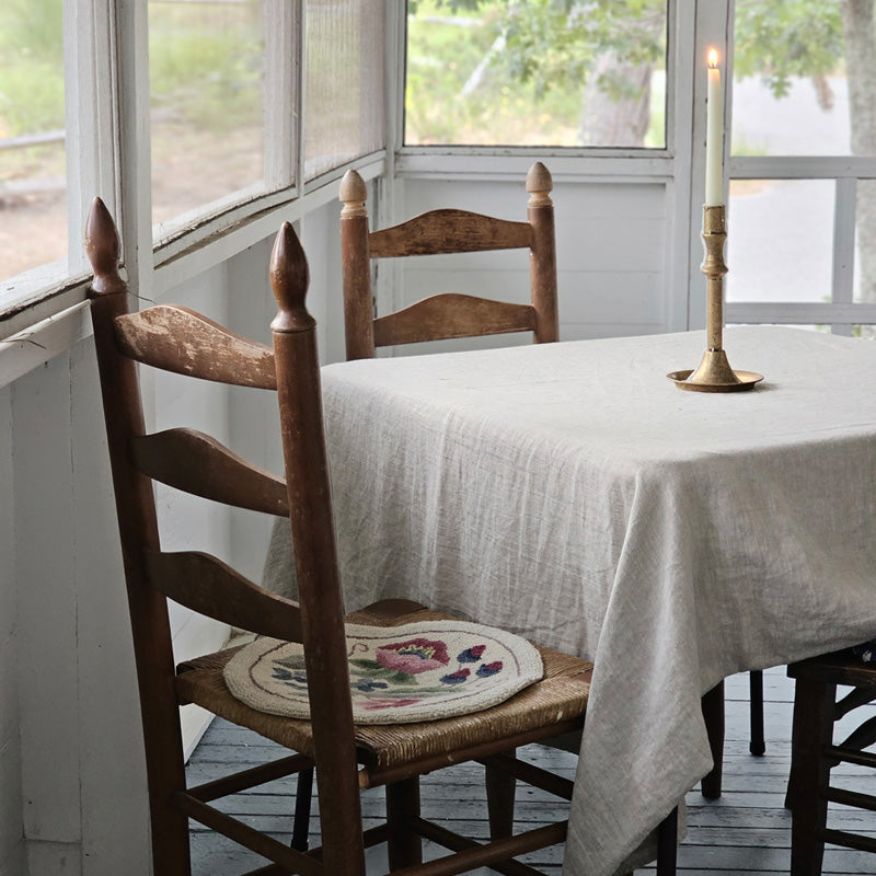 Oatmeal Linen Tablecloth