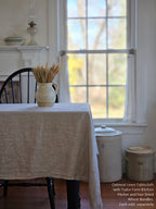 Oatmeal Linen Tablecloth