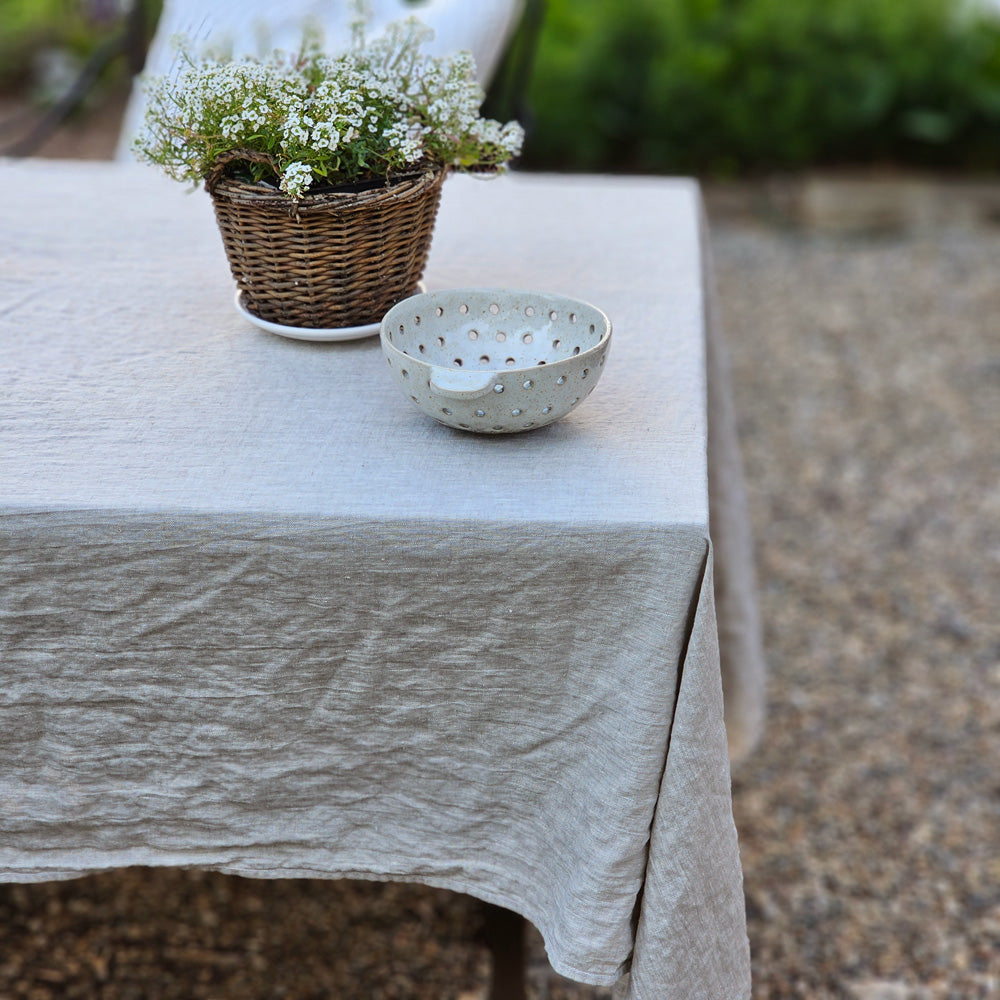Oatmeal Linen Tablecloth