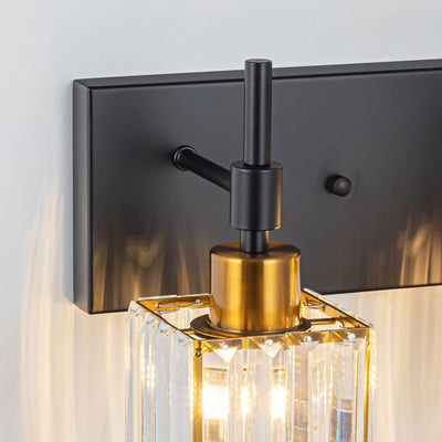 Ora Modern Dimmable Crystal Bathroom Light Fixtures Over Mirror Glam Vanity Lights