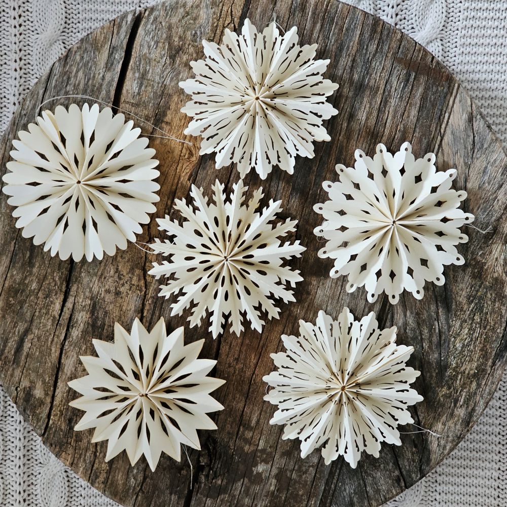 Paper Snowflake Ornaments