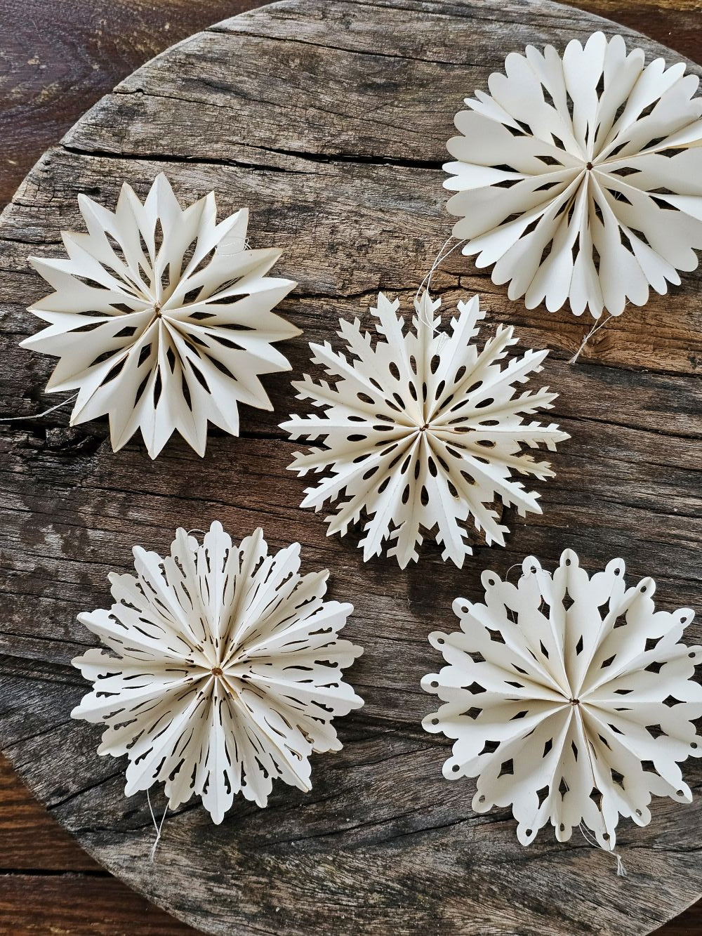 Paper Snowflake Ornaments